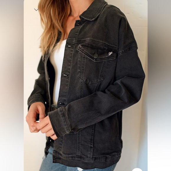 CJLA Hunter Denim Jacket - Charcoal - Picture 2 of 11